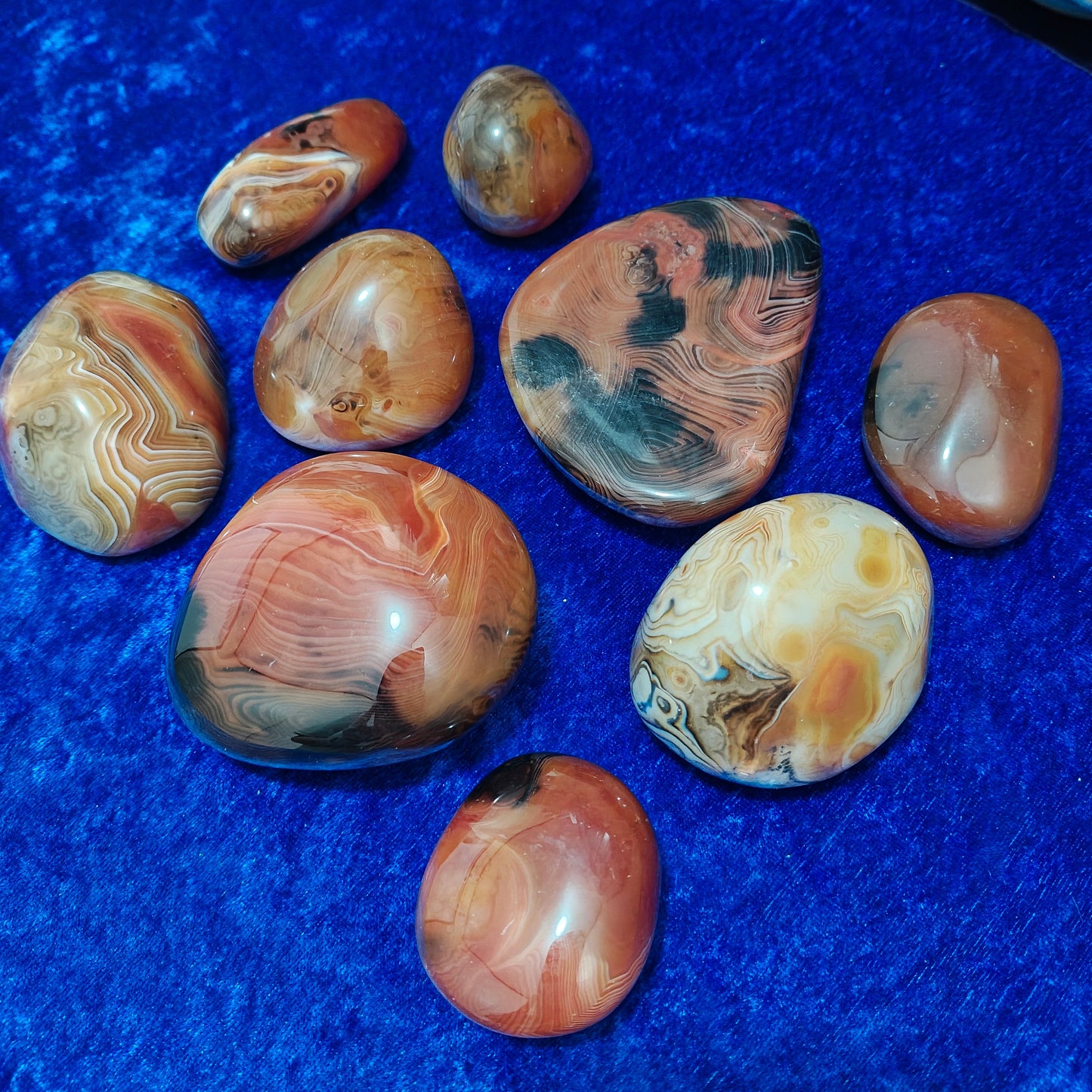 Sardonyx Palm Stones